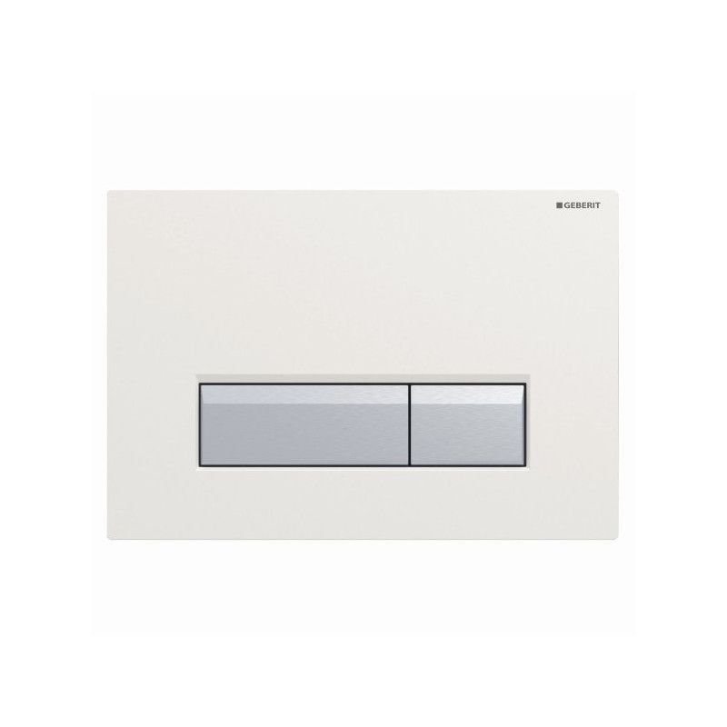 Sigma40 vandens nuleidimo mygtukas su integruota oro filtravimo sistema, baltas