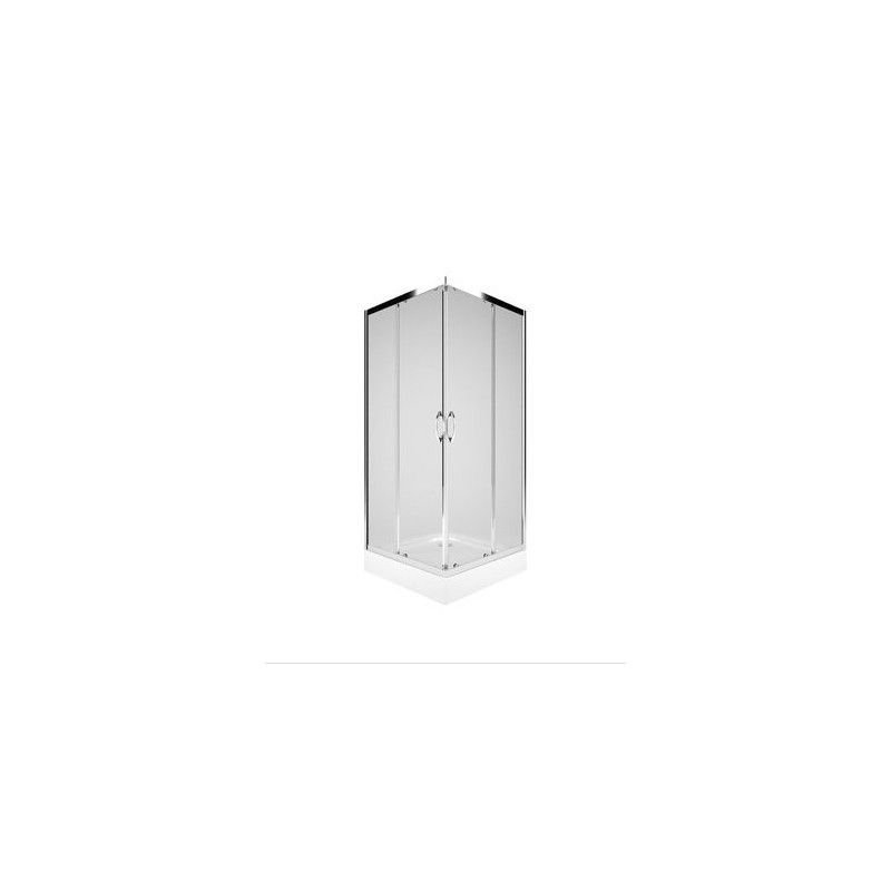 KOLO Kvadratinė dušo kabina REKORD, 90x90, skaidrus stiklas