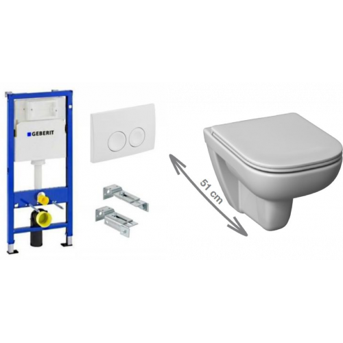 GEBERIT 3in1 ir WC puodo Deep by JIKA komplektas
