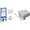 GEBERIT 3in1 ir WC puodo DURAVIT D-CODE komplektas