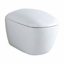 Geberit Citterio pakabinamas klozetas, Rimfree, su lėtai nusileidžiančiu dangčiu