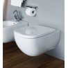 Pakabinamo WC komplektas, PALOMBA COLLECTION, su dangčiu, lėto nusileidimo funkcija