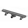 TECElinus dušo latako komplektas su dvipusėmis grotelėmis „steel/plate“ "2 in 1"