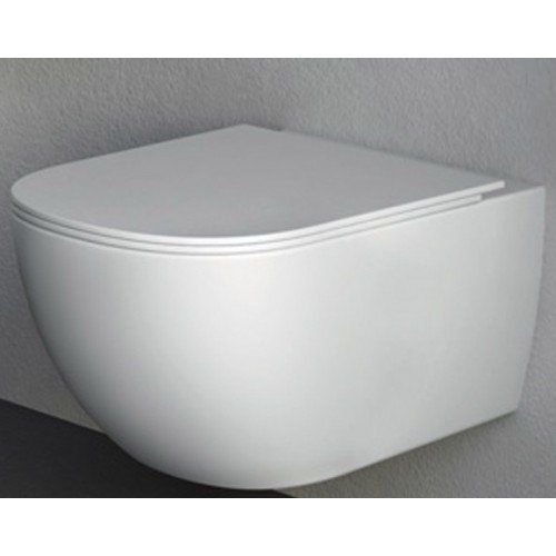 Pakabinamas WC, NICdesign, Pin, Rimless
