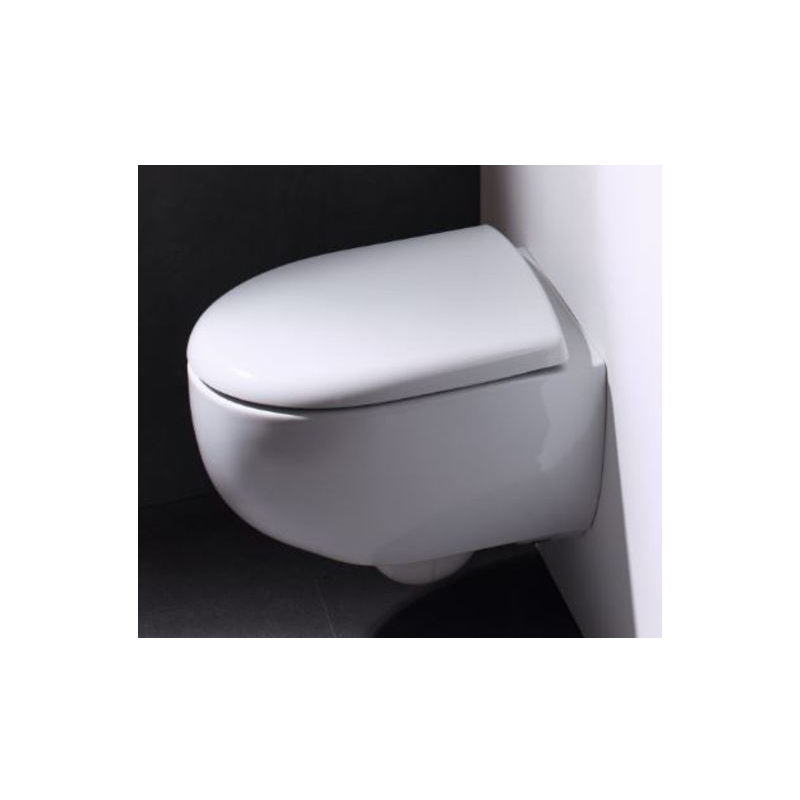 Geberit Selnova Compact pakabinamas WC puodas su dangčiu