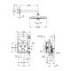 Grohe Smartcontrol potinkinis komplektas su termostatiniu maišytuvu