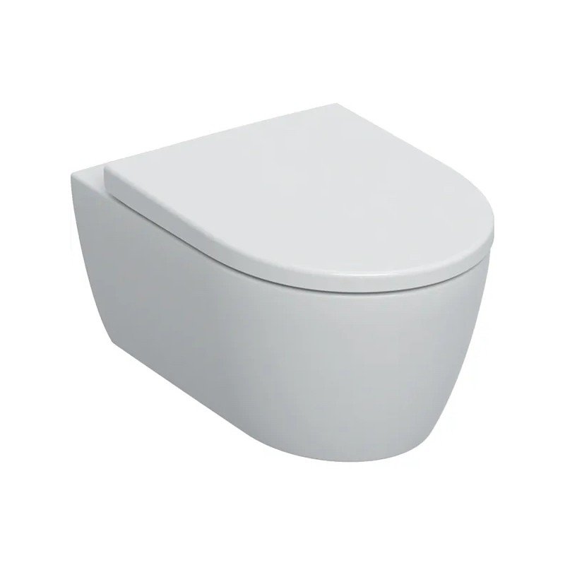 Geberit iCon pakabinamo WC puodo rinkinys, uždara forma, Rimfree