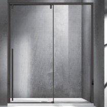Karag SANTORINI 400, dušo durys, juodas profilis