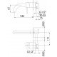 Steinber sieninis vienos svirties maišytuvas 245mm