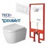 TECE ir Duravit Me by Starck Compact Rimless taupantis vietą WC komplektas TECE ir Duravit Me by Starck Compact Rimless taupantis vietą WC komplektas