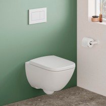 Geberit Modo rinkinys pakabinamas WC Rimfree puodas, su WC puodų dangčiu