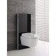 Geberit Monolith sanitarinis modulis pakabinamam WC puodui, 101 cm, priekinė apdaila iš stiklo