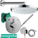 Potinkinis dušo komplektas Hansgrohe, chromas