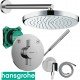Potinkinis dušo komplektas Hansgrohe, chromas