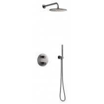 Termostatinis dušo komplektas Damixa MERKUR, spalva Graphite Grey