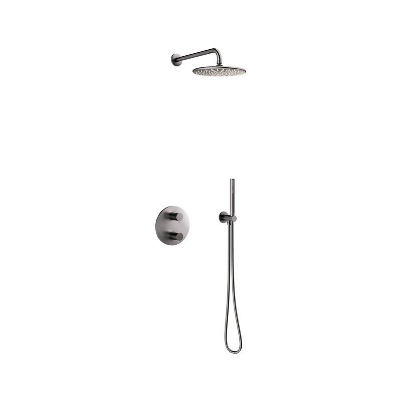 Termostatinis dušo komplektas Damixa MERKUR, spalva Graphite Grey