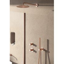 ermostatinis dušo komplektas Damixa Silhouet DS1, spalva Šlifuoto vario