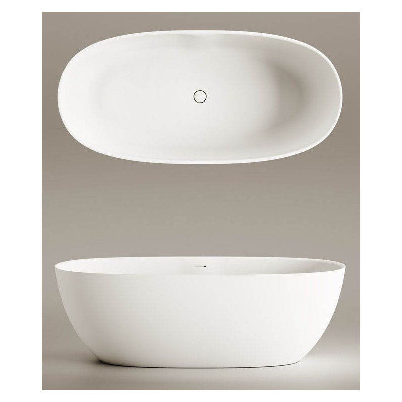 Vonia Paa Bella 170 x 80 cm balta matinė "Silkstone"