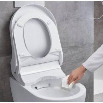 AquaClean Tuma Classic WC dangtis su apiplovimo funkcija, su baltu apdailos dangteliu