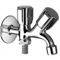 SCHELL COMFORT kombinuotas išleidimo vožtuvas, chromas