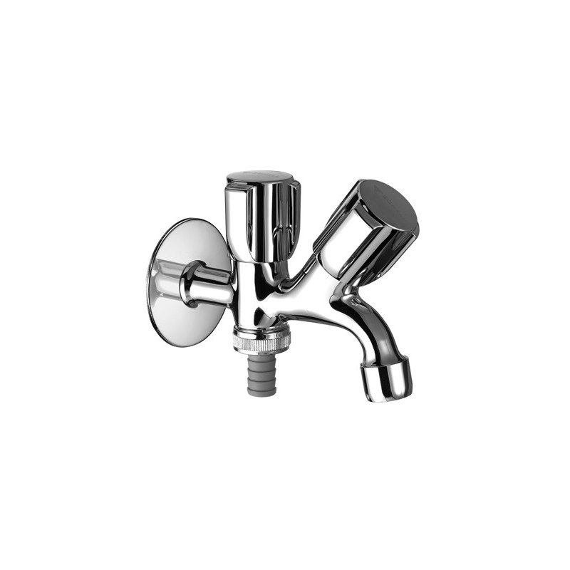 SCHELL COMFORT kombinuotas išleidimo vožtuvas, chromas