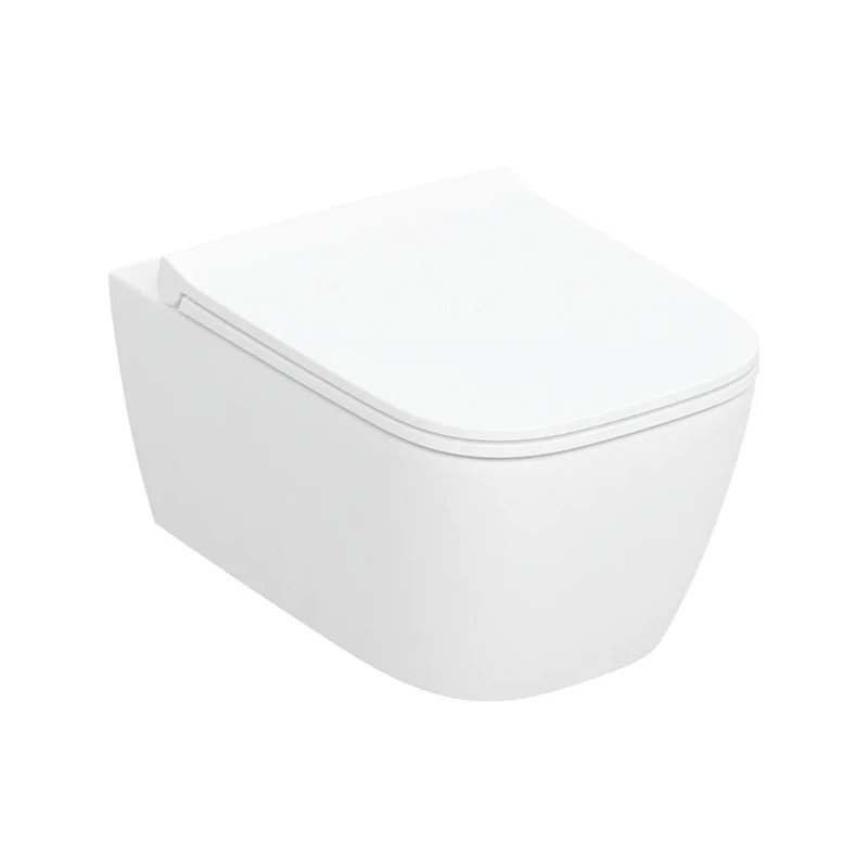 Geberit Smyle pakabinamo WC puodo rinkinys, uždara forma, TurboFlush