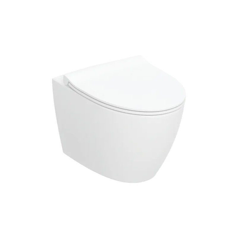 Ifö Spira Art pakabinamo WC puodo rinkinys, TurboFlush, su WC puodų dangčiu