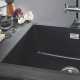 Virtuvės plautuvė Grohe K700, su išleidimu 46x41 cm, granito juoda