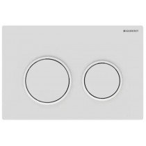 Geberit Omega20 vandens nuleidimo mygtukas, apvalus, dviejų kiekių nuleidimo funkcija