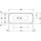 A vonia HAPPY D.2 1800x800mm su panele